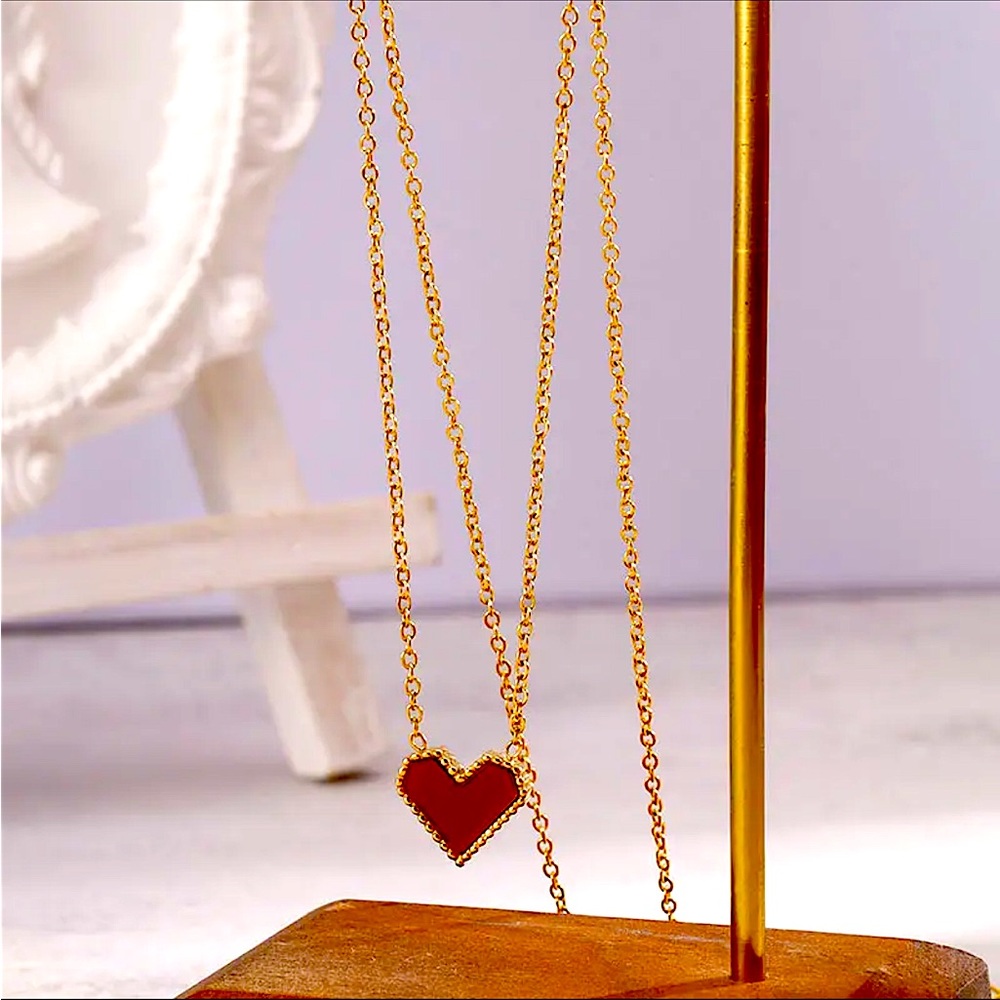 ❤️Red Heart Necklace